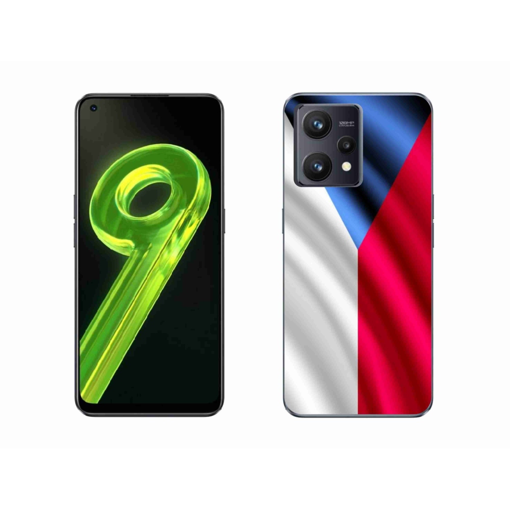 Gelový kryt mmCase na mobil Realme 9 4G - česká vlajka
