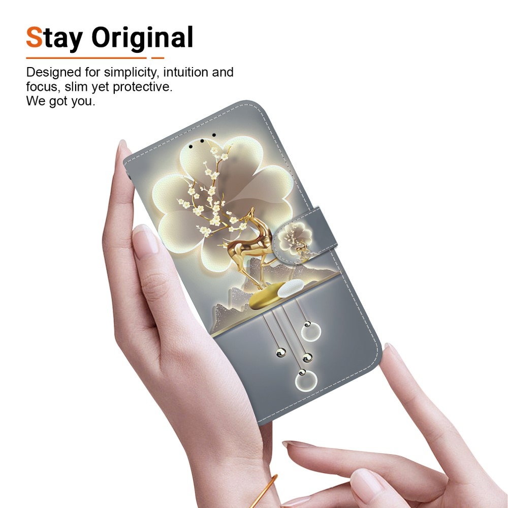 Versatile knížkové pouzdro na Samsung Galaxy A36 5G/A56 5G - jelen sika