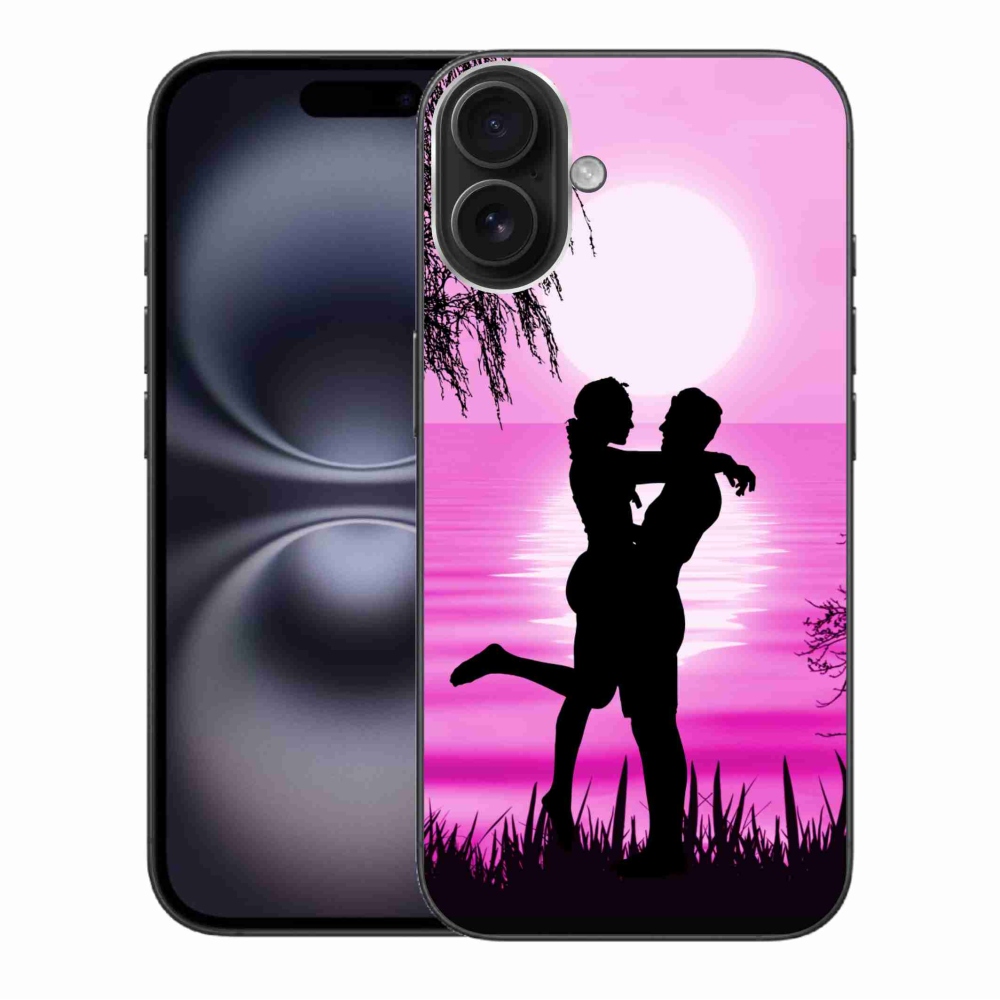 Gelový obal mmCase na iPhone 16 Plus - západ slunce
