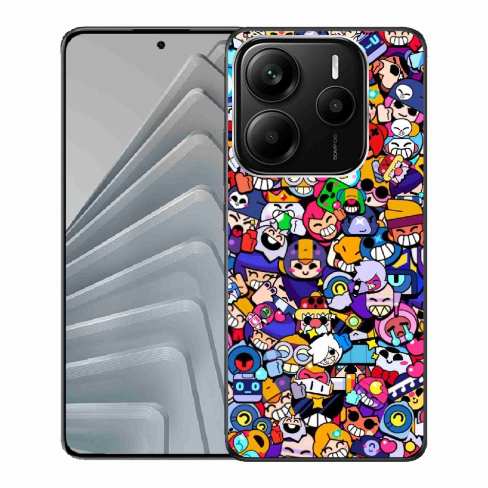 Gelový kryt mmCase na Xiaomi Redmi Note 14 5G - brawl stars 2