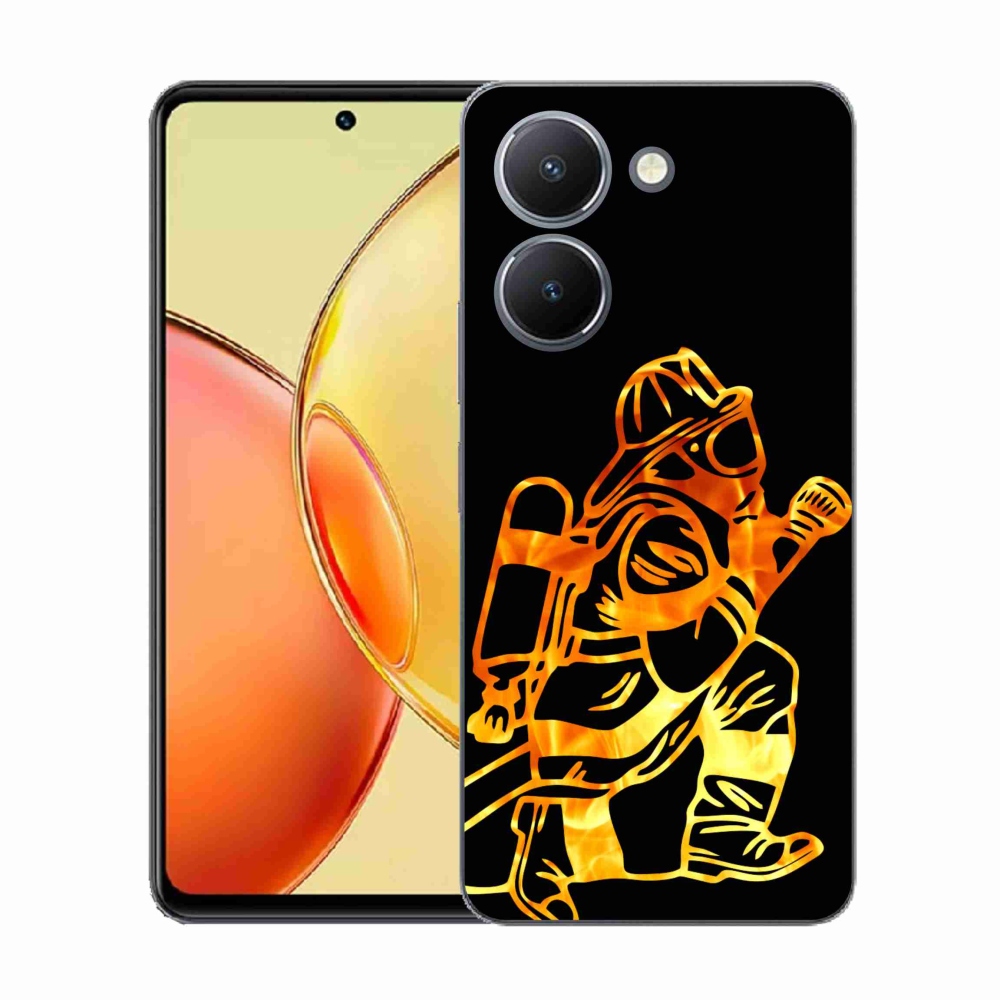 Gelový kryt mmCase na Vivo Y36 - hasič 1
