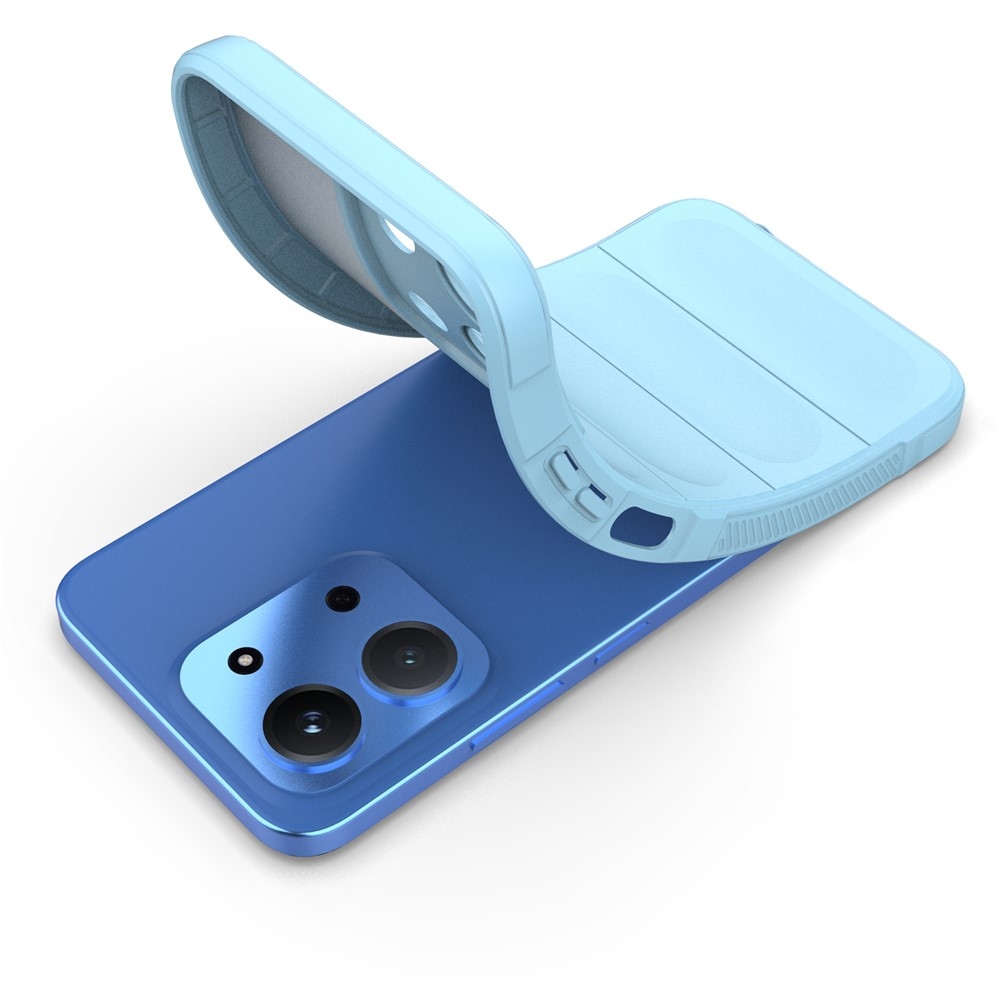Rugg odolný gelový obal na Xiaomi Redmi 15C 4G (171mm)/Poco C85 4G (171mm) - světlemodrý