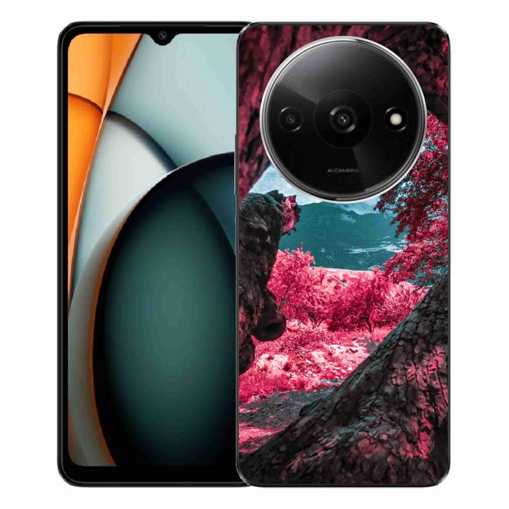 Gelový kryt mmCase na Xiaomi Redmi A3 - výhled na hory