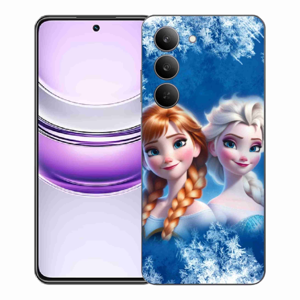 Gelový kryt mmCase na Realme 14x 5G - ledové království 2