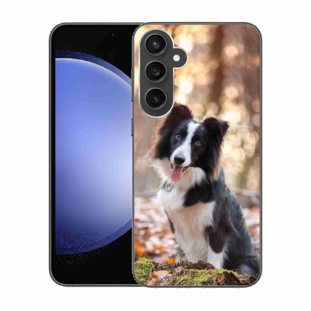 Gelový obal mmCase na Samsung Galaxy S23 FE - border kolie 1