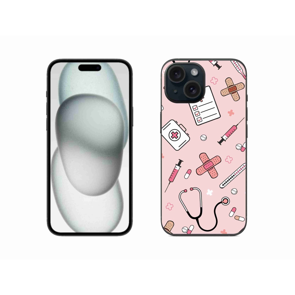 Gelový kryt mmCase na iPhone 15 - zdravotnictví 2