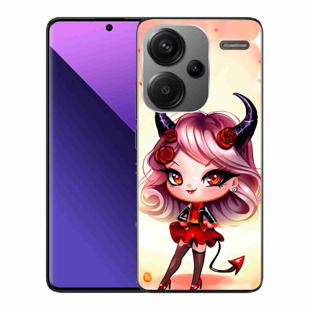 Gelový kryt mmCase na Xiaomi Redmi Note 13 Pro+ 5G - kreslená čertice