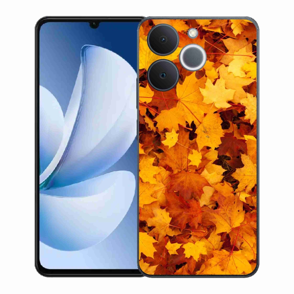 Gelový kryt mmCase na Realme Note 70T - javorové listy