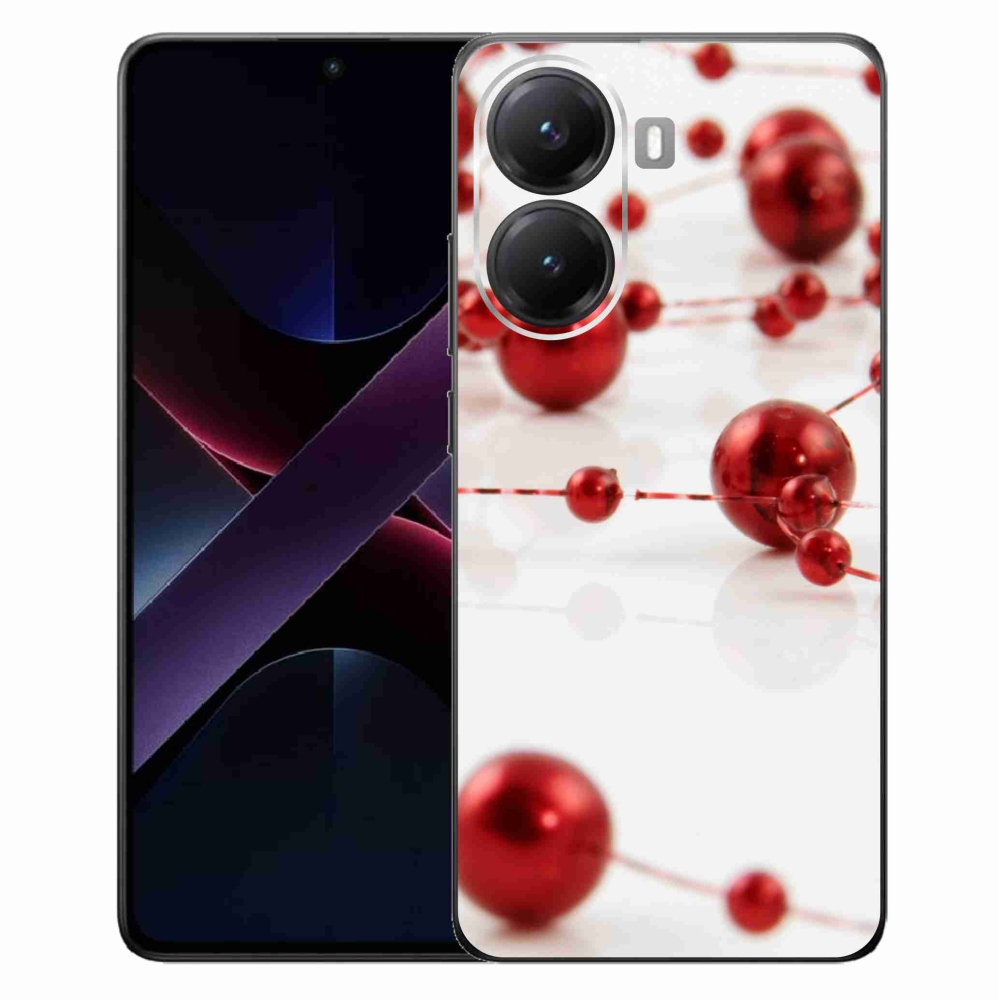 Gelový kryt mmCase na Xiaomi Poco X7 Pro 5G - vánoční řetěz