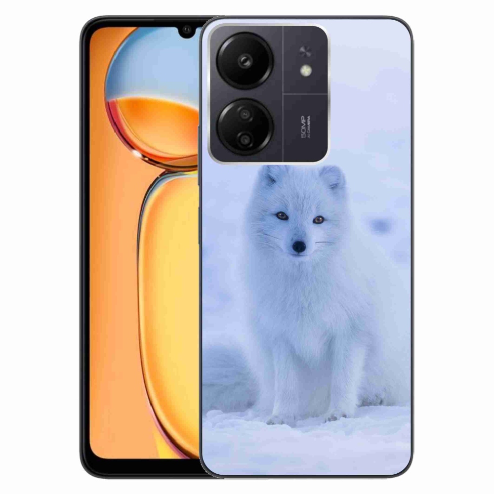 Gelový kryt mmCase na Xiaomi Poco C65/Redmi 13C - polární liška