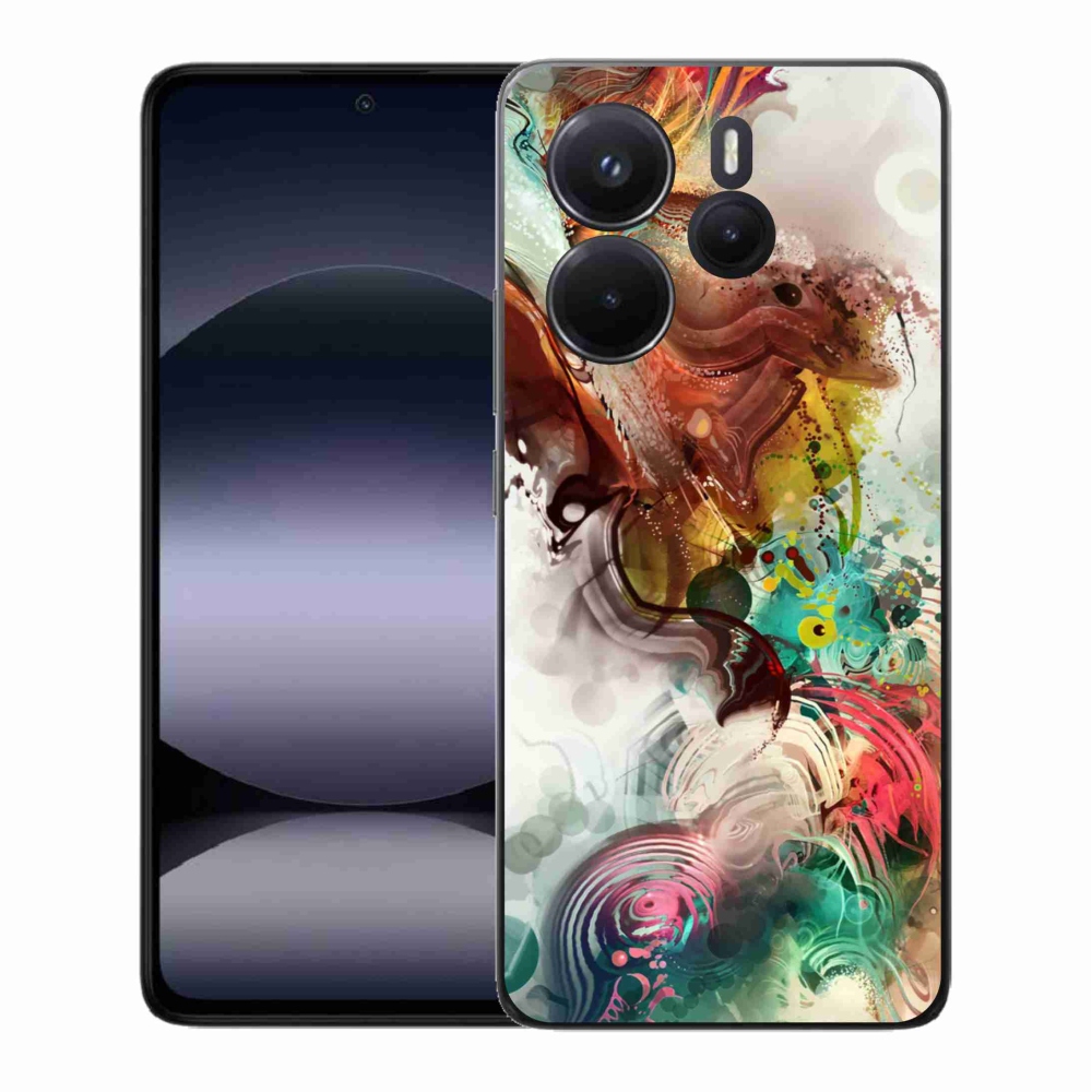 Gelový kryt mmCase na Xiaomi Redmi Note 14 - abstrakt 1