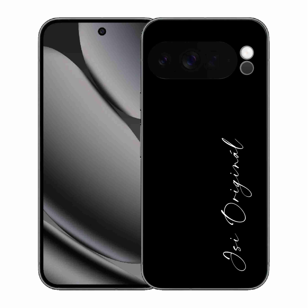 Gelový kryt mmCase na Google Pixel 10 Pro XL - jsi originál černé pozadí