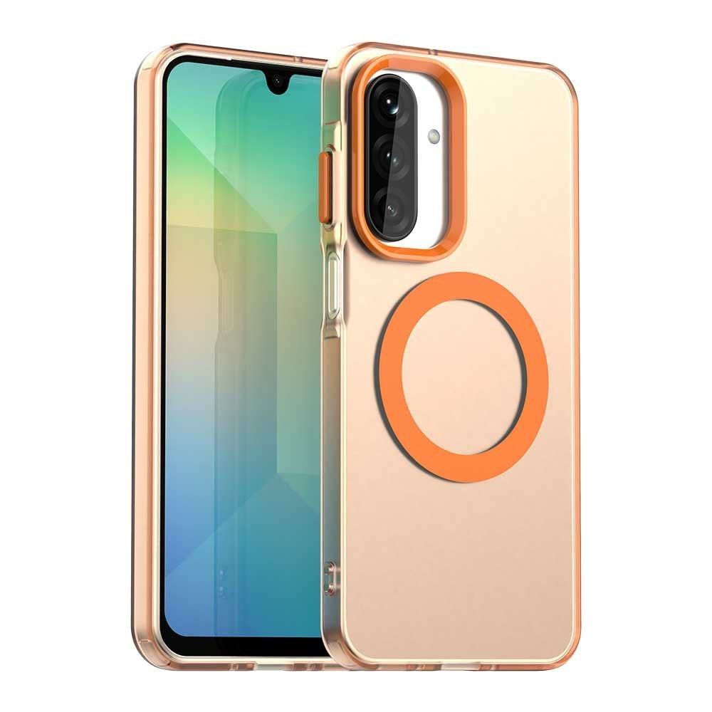 Candy gelový obal s MagSafe na Samsung Galaxy A17 5G - oranžový