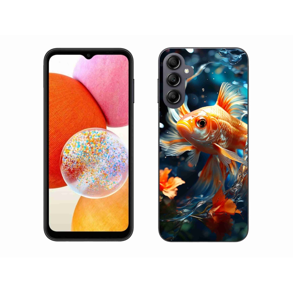 Gelový kryt mmCase na Samsung Galaxy A14 4G/5G - rybka
