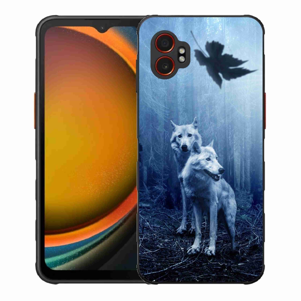 Gelový kryt mmCase na Samsung Galaxy Xcover 7 Pro - vlci v lese