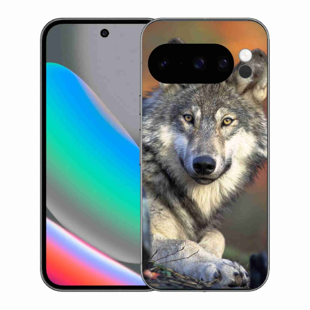 Gelový kryt mmCase na Google Pixel 10 Pro - vlk