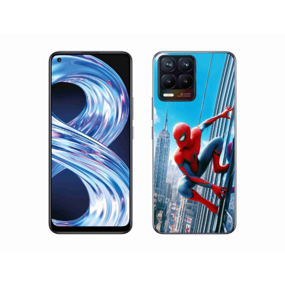 Gelový kryt mmCase na Realme 8 Pro - spiderman