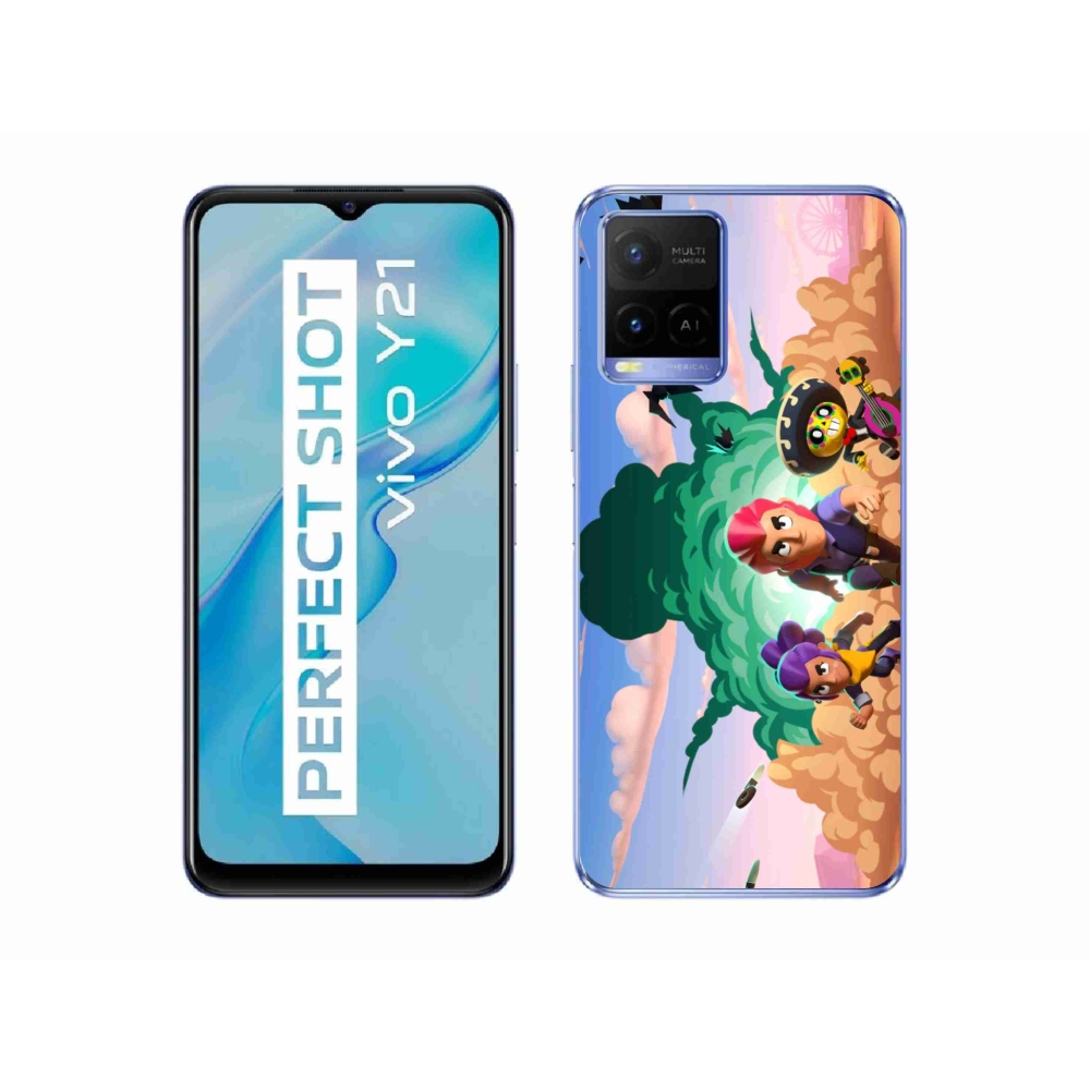 Gelový kryt mmCase na Vivo Y21/Y21s/Y33s - brawl stars