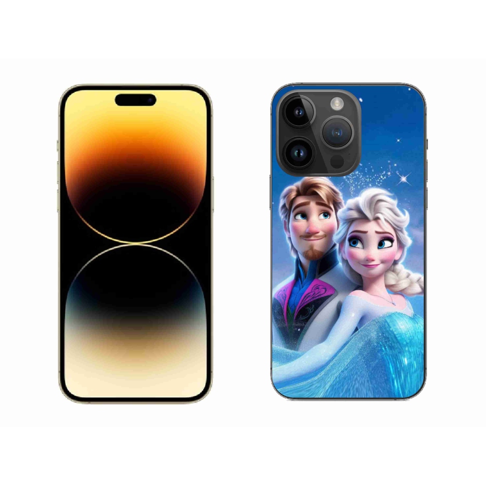 Gelový kryt mmCase na iPhone 14 Pro Max 6.7 - ledové království 1