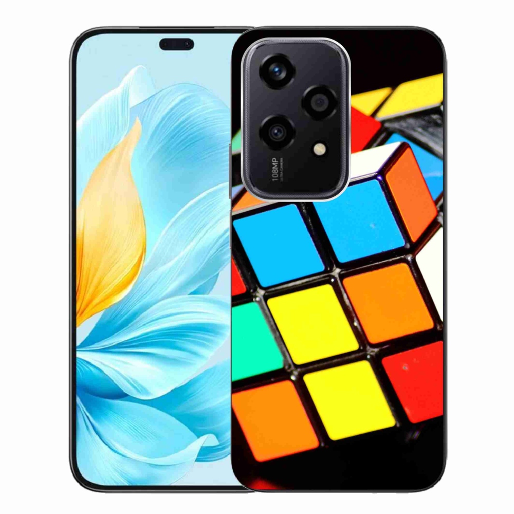 Gelový obal mmCase na Honor 200 Lite 5G - rubikova kostka