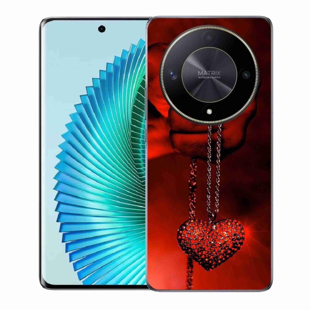 Gelový kryt mmCase na Honor Magic 6 Lite 5G - náhrdelník