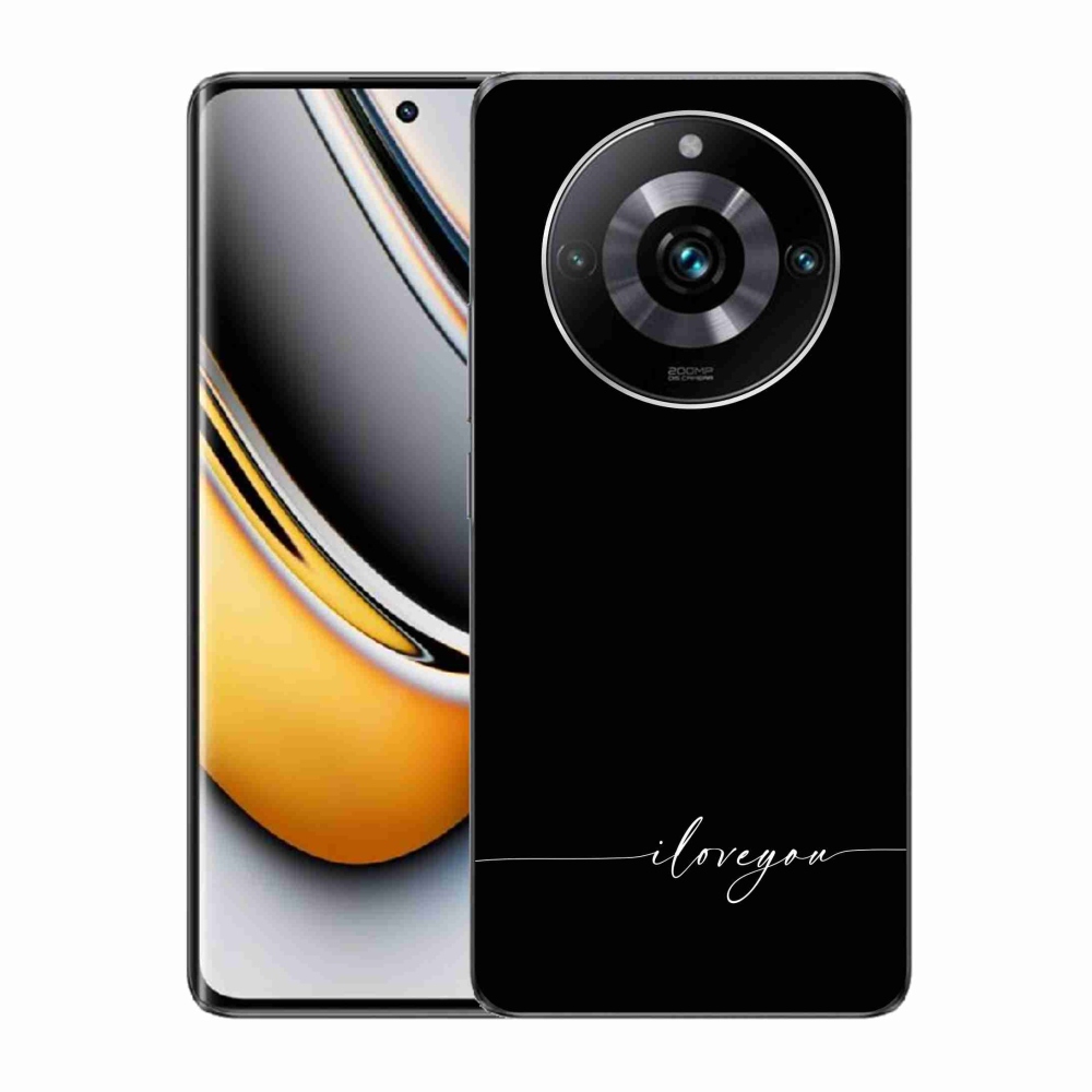 Gelový kryt mmCase na Realme 11 Pro/11 Pro+ - I love you černé pozadí
