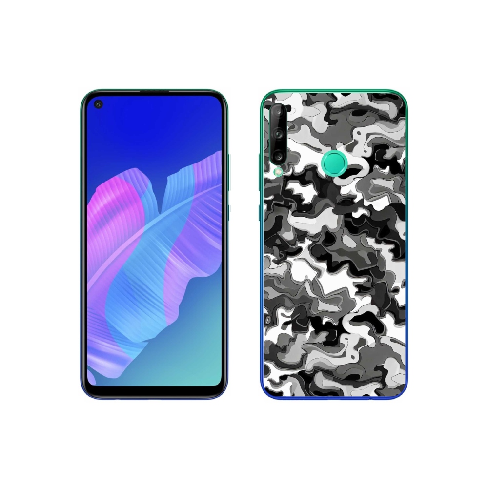 Gelový kryt mmCase na Huawei P40 Lite E - maskáčový vzor 3