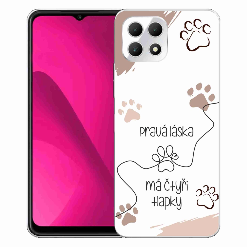 Gelový kryt mmCase na T-Mobile T Phone 2 - psí motiv 1 bílé pozadí