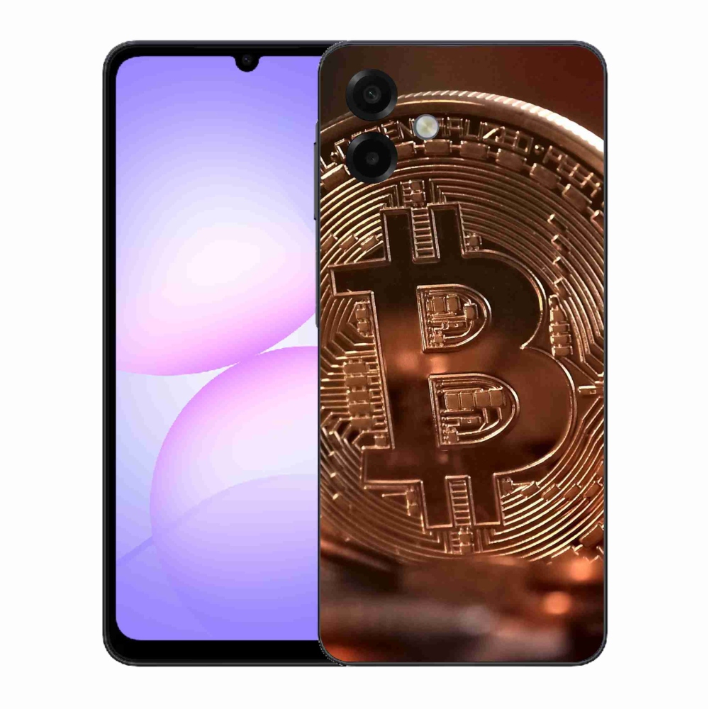 Gelový kryt mmCase na Samsung Galaxy A07 4G - bitcoin
