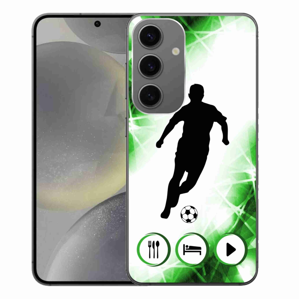 Gelový kryt mmCase na Samsung Galaxy S24+ - fotbalista