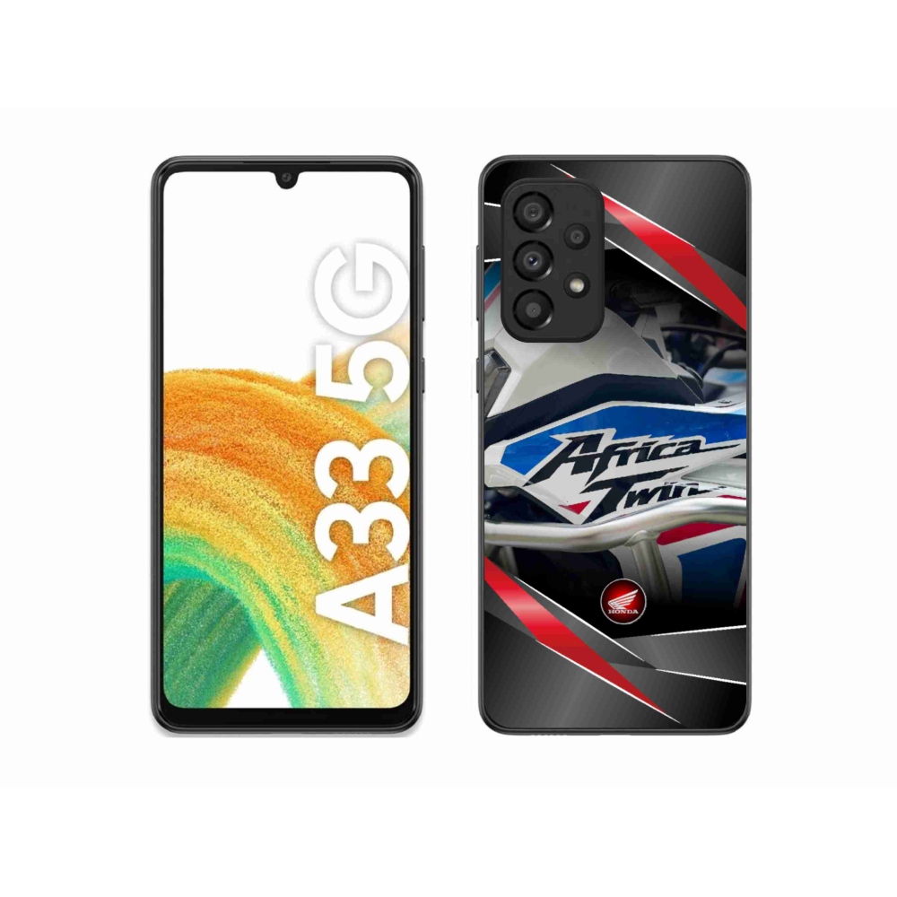 Gelový kryt mmCase na Samsung Galaxy A33 5G - motorka honda