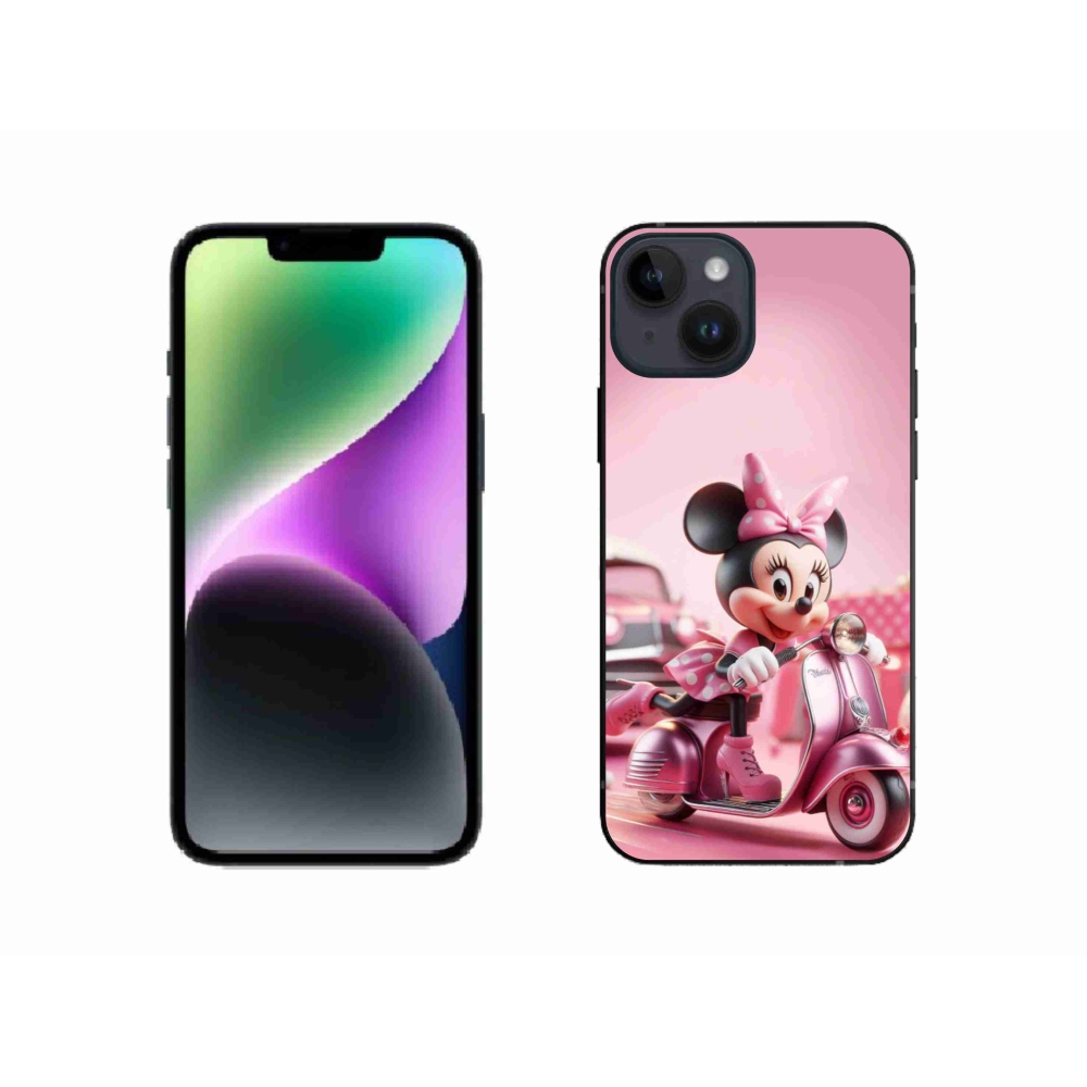 Gelový kryt mmCase na iPhone 14 - minnie 1