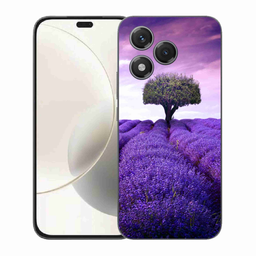 Gelový kryt mmCase na Honor 400 Lite - levandulová louka