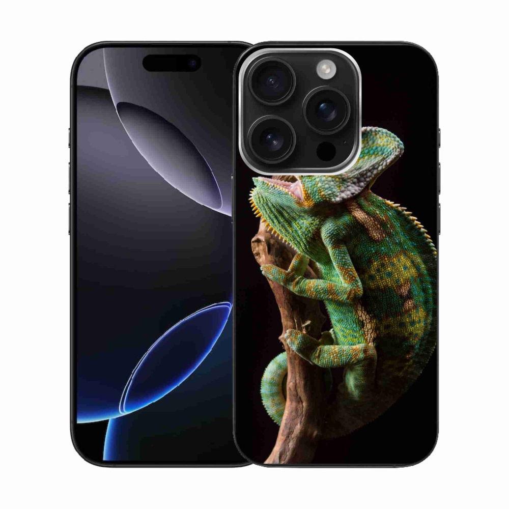 Gelový kryt mmCase na iPhone 16 Pro - chameleon