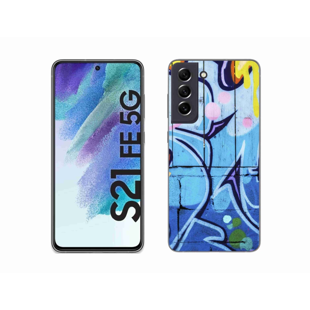 Gelový kryt mmCase na Samsung Galaxy S21 FE 5G - graffiti