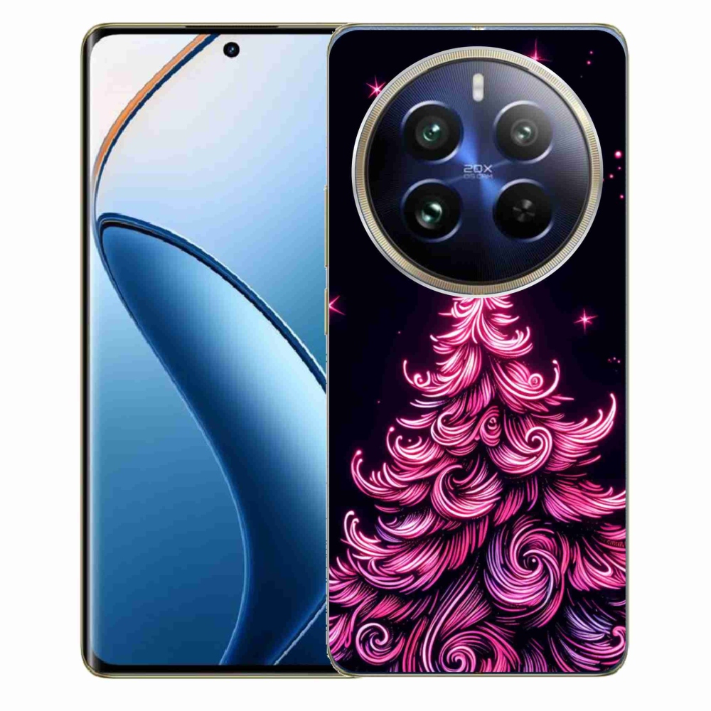 Gelový kryt mmCase na Realme 12 Pro 5G/12 Pro+ 5G - neonový vánoční stromek 2