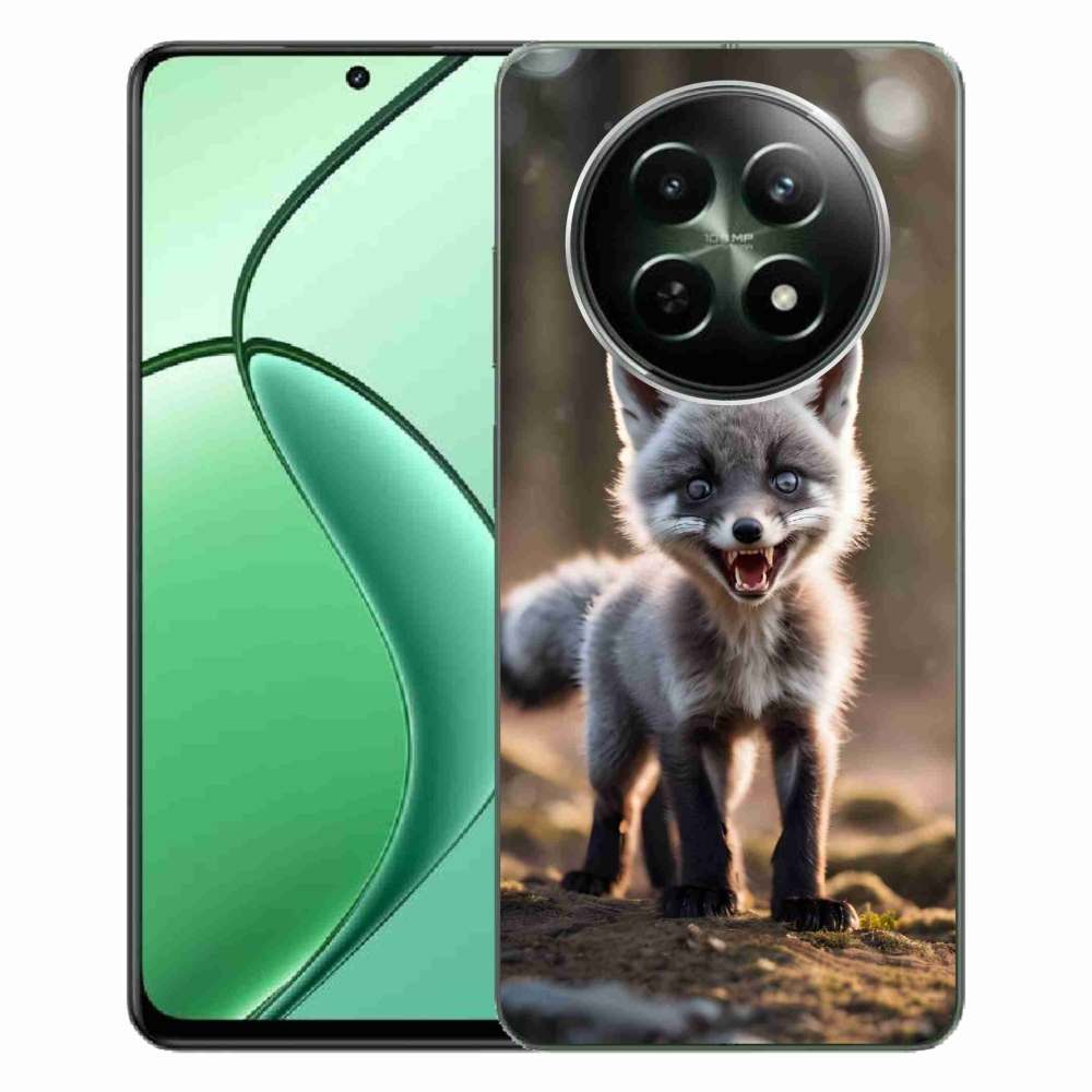 Gelový kryt mmCase na Realme 12 5G/12x 5G - rozzuřená liška