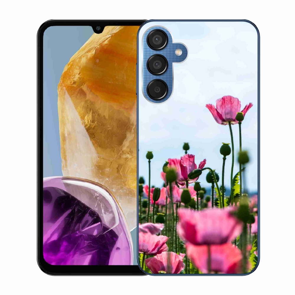 Gelový kryt mmCase na Samsung Galaxy M15 5G - vlčí mák