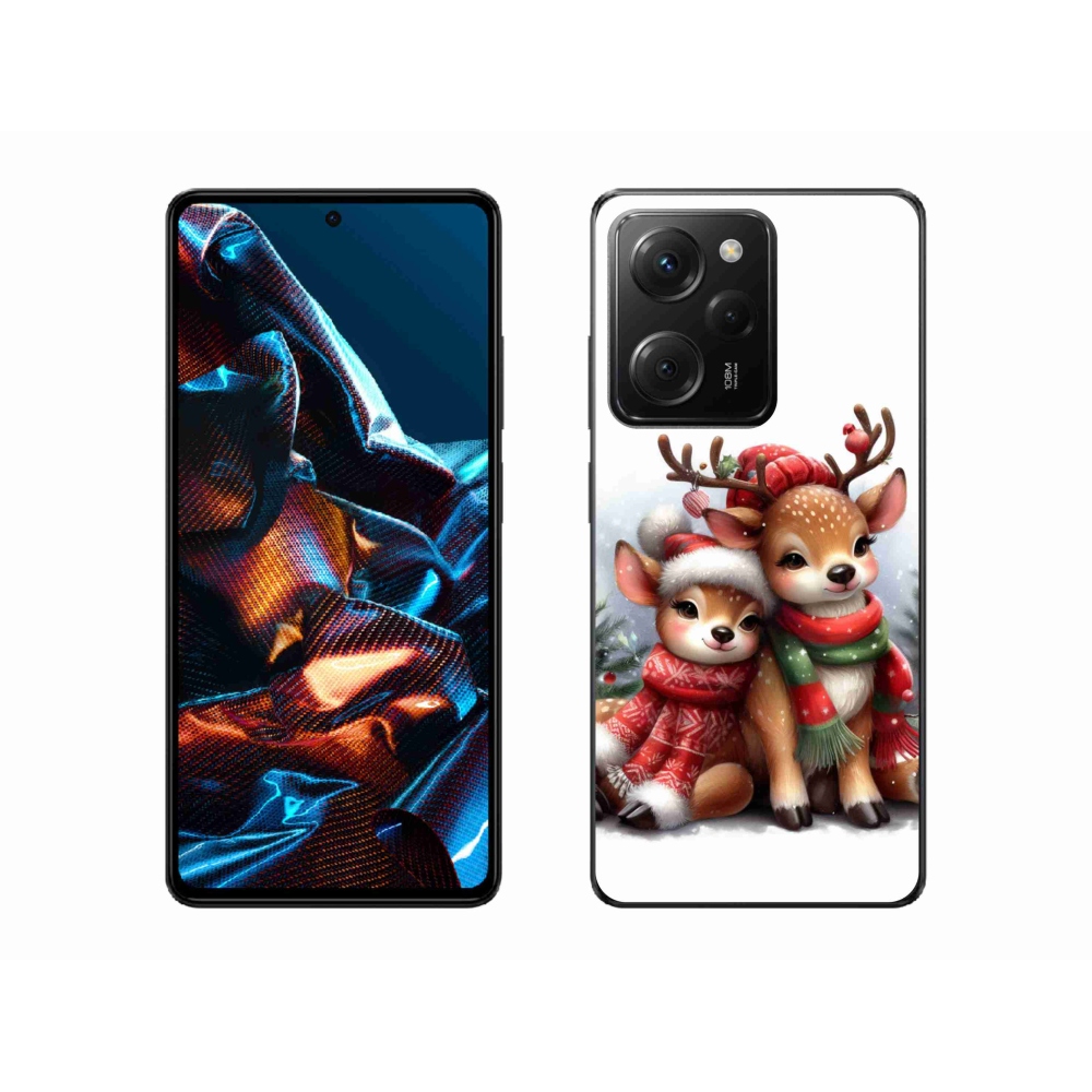 Gelový kryt mmCase na Xiaomi Poco X5 Pro 5G - vánoční sobi