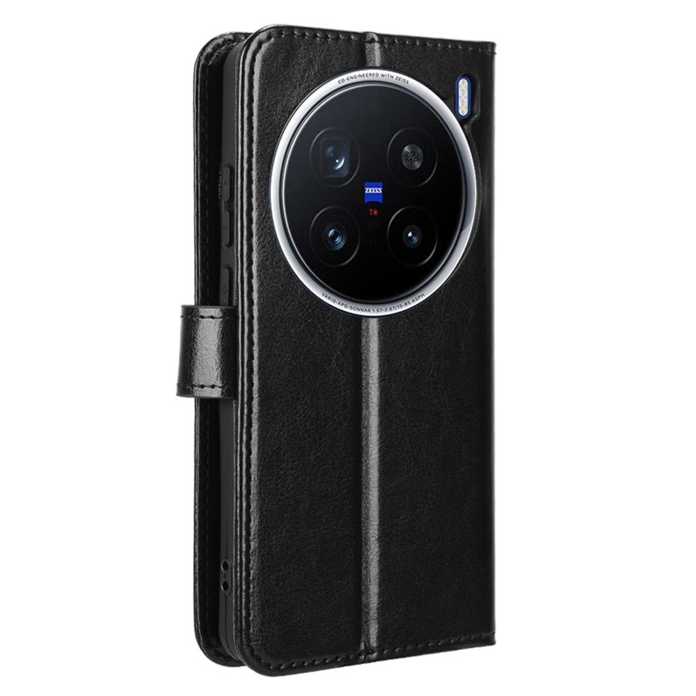 Crazy knížkové pouzdro na Vivo X200 Pro 5G - černé