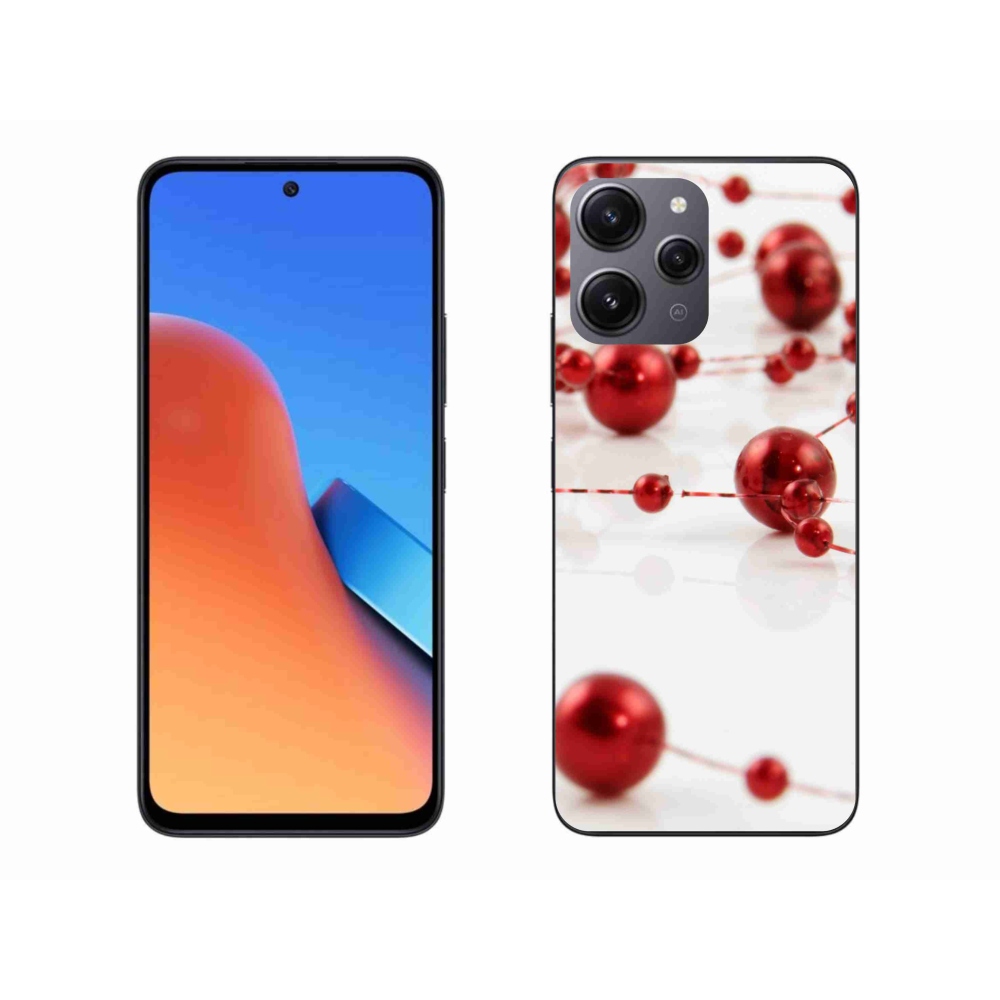 Gelový kryt mmCase na Xiaomi Redmi 12 - vánoční řetěz