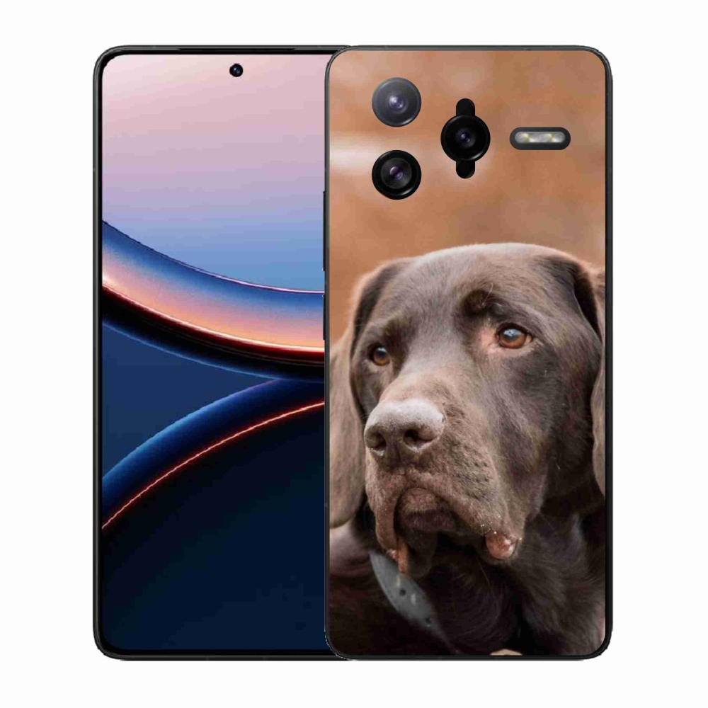 Gelový kryt mmCase na Xiaomi Poco F7 Ultra - hnědý labrador