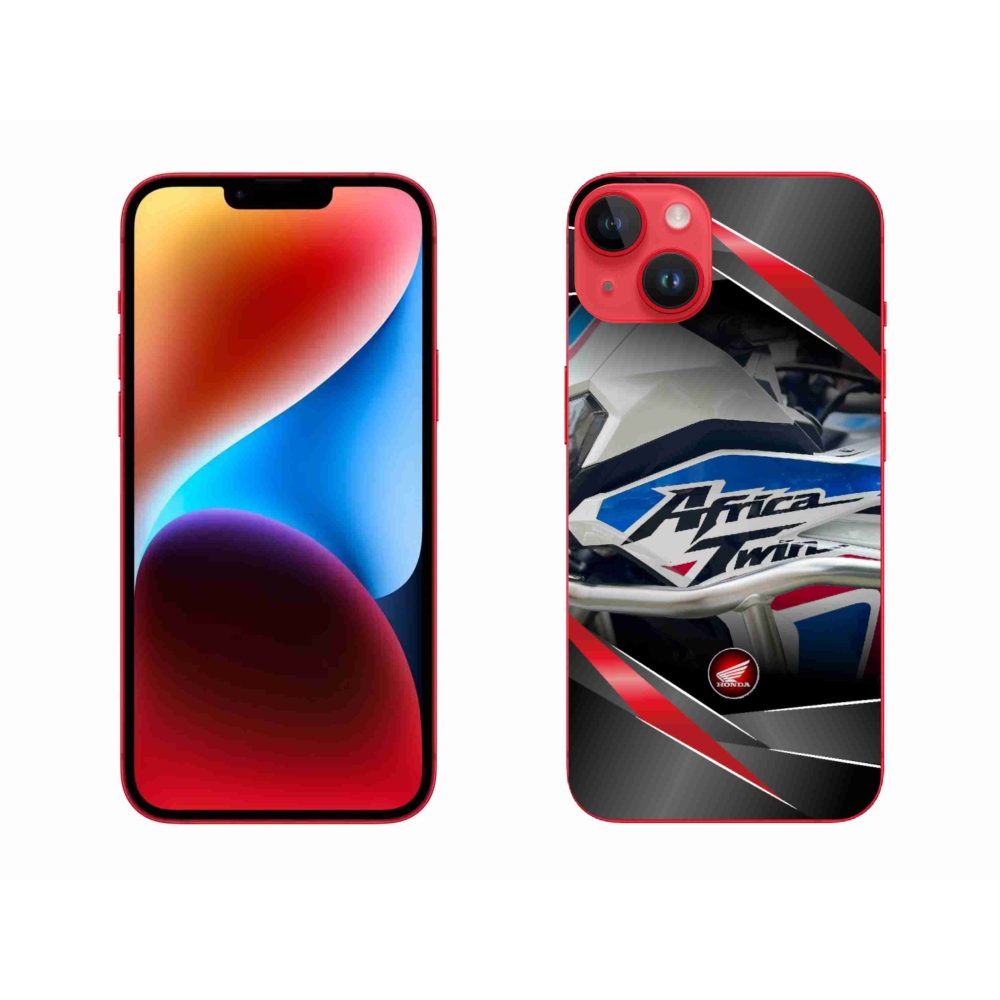 Gelový kryt mmCase na iPhone 14 Plus - motorka honda
