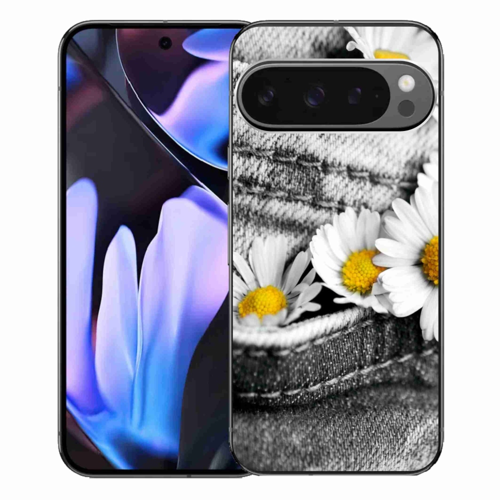 Gelový obal mmCase na Google Pixel 9 Pro XL - kopretiny