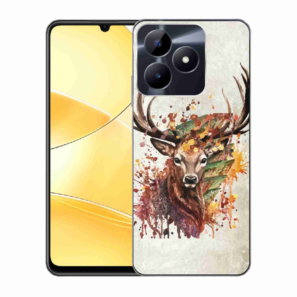 Gelový obal mmCase na Realme C51/C53 - jelen 1