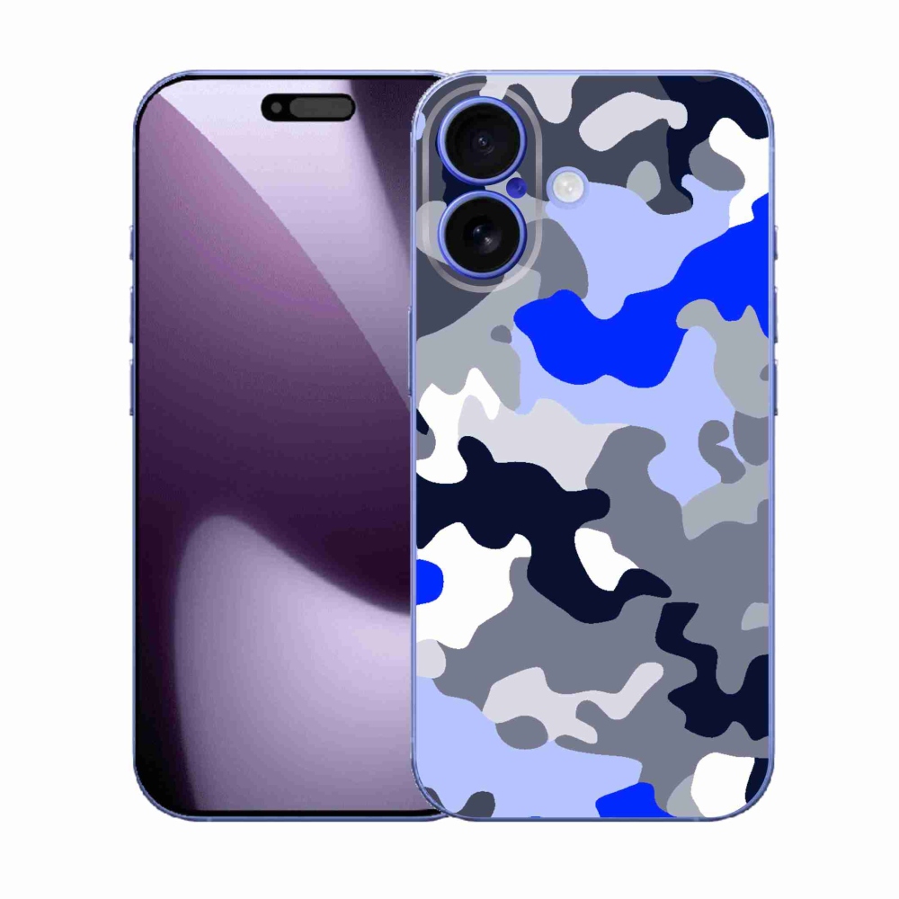 Gelový kryt mmCase na iPhone 17 - maskáčový vzor 8