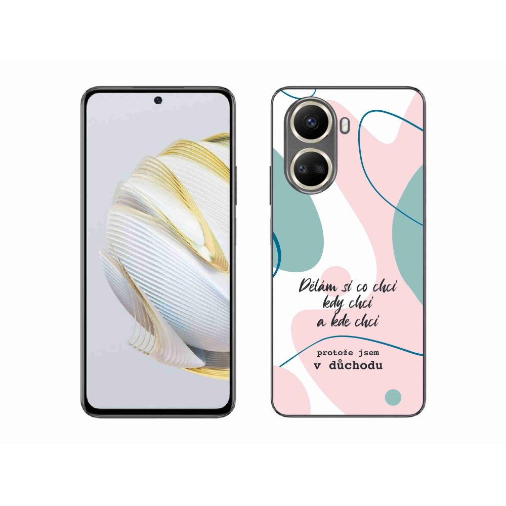 Gelový kryt mmCase na Huawei Nova 10 SE - vtipný text 10 bílé pozadí