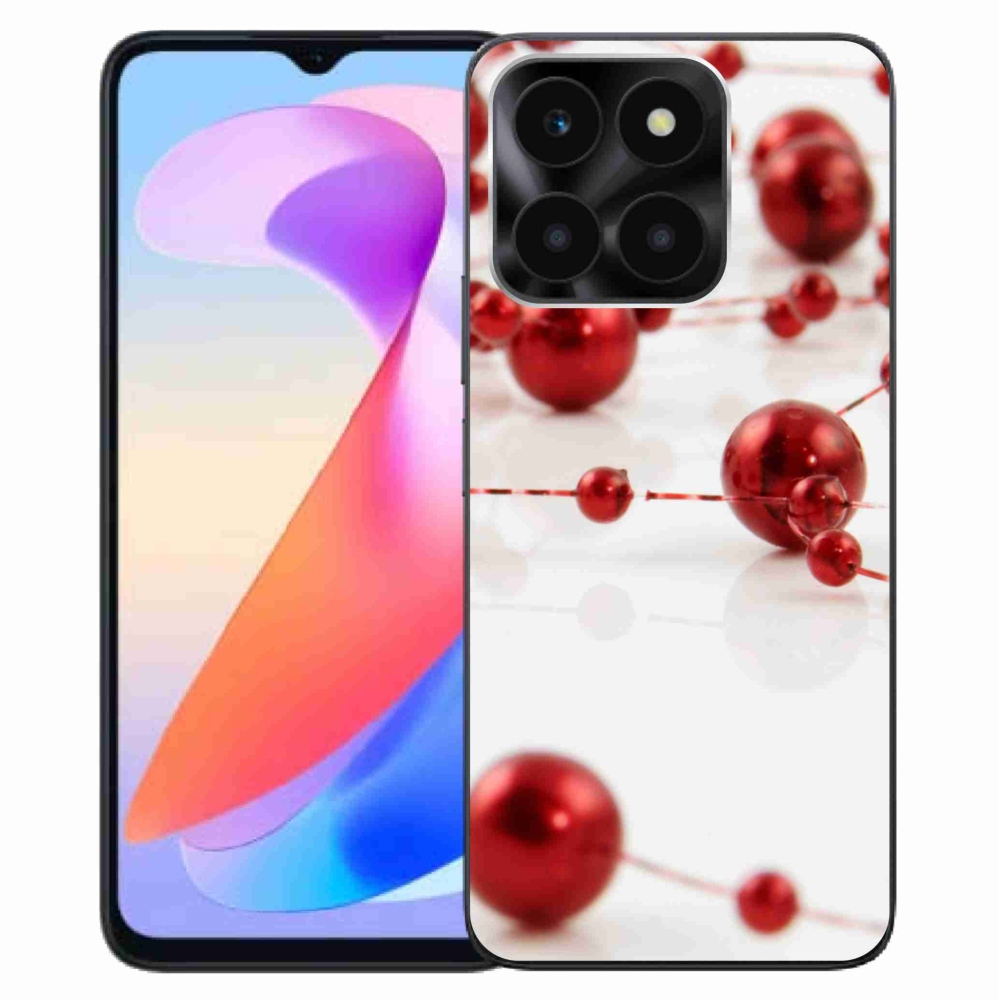 Gelový kryt mmCase na Honor X6a - vánoční řetěz