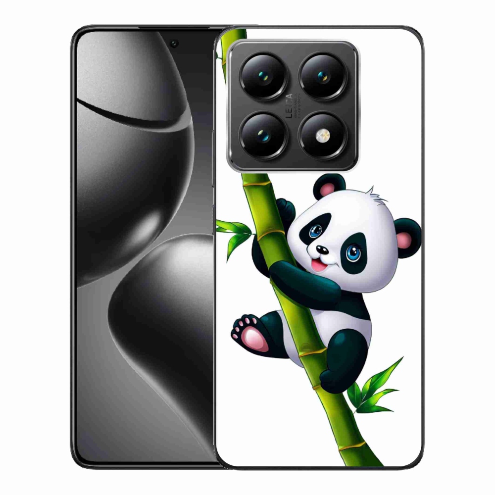 Gelový kryt mmCase na Xiaomi 14T - panda na bambusu