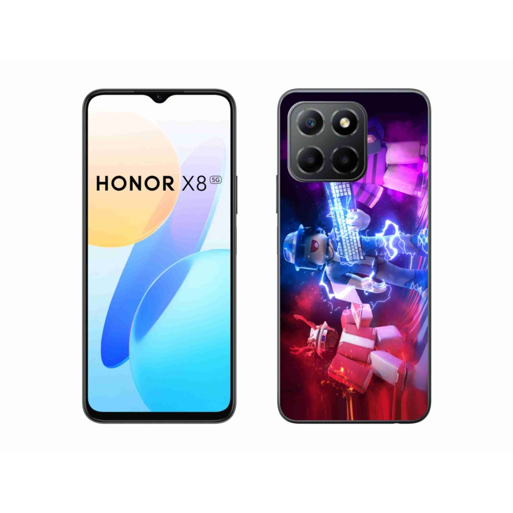 Gelový kryt mmCase na Honor X8 5G/Honor 70 Lite 5G - roblox